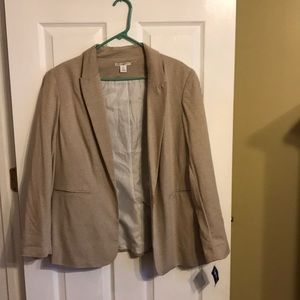 Brand new tan blazer!